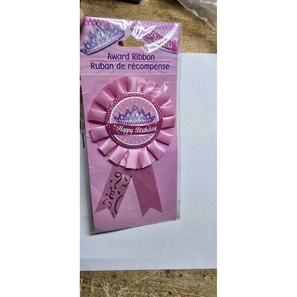 Princess Happy Birthday Ribbon Award